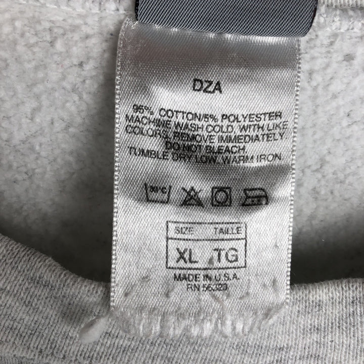 90'S Nike TEAM Pennsylvania State University College Character Sweatshirt, Made in USA, Men's XL equivalent. cotton gray type Vintage Second Hand