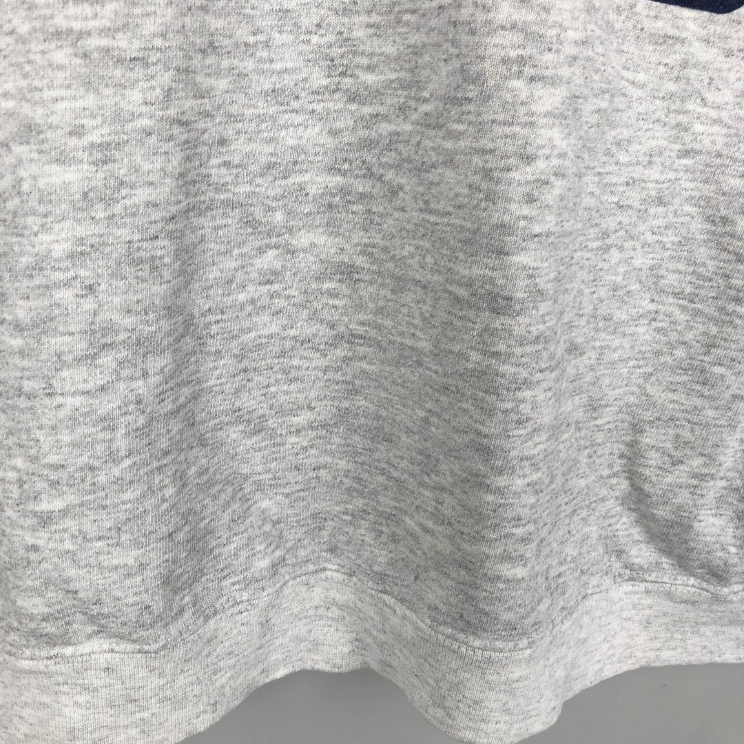 90'S Nike TEAM Pennsylvania State University College Character Sweatshirt, Made in USA, Men's XL equivalent. cotton gray type Vintage Second Hand