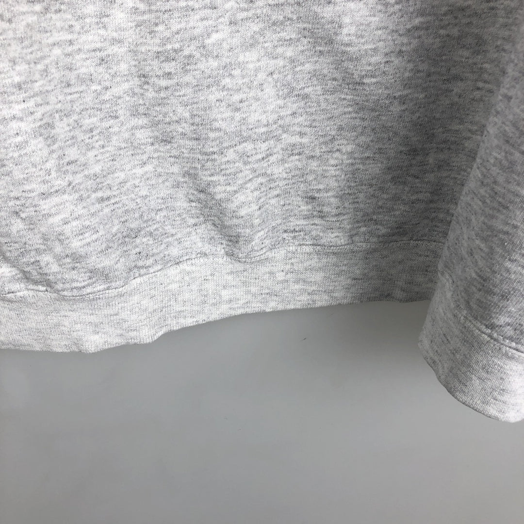 90'S Nike TEAM Pennsylvania State University College Character Sweatshirt, Made in USA, Men's XL equivalent. cotton gray type Vintage Second Hand