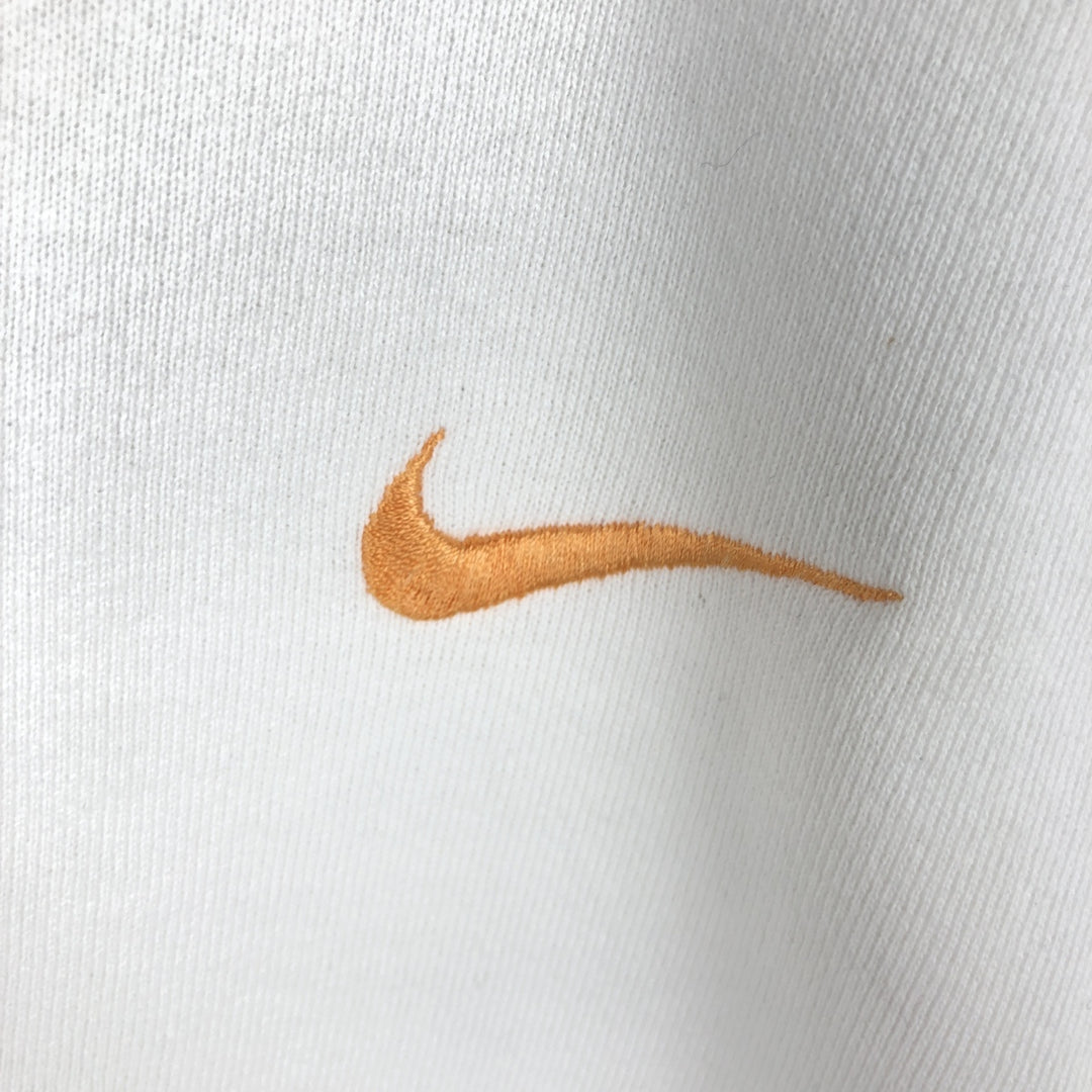 Vintage 90'S Nike One-Point Logo Sweatshirt, Made in USA, Men's XXL cotton white type Vintage Second Hand