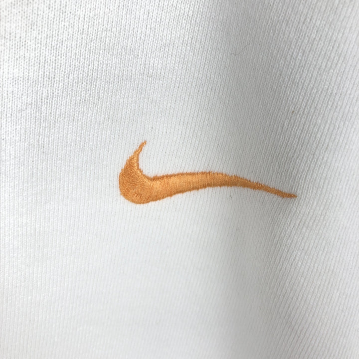 Vintage 90'S Nike One-Point Logo Sweatshirt, Made in USA, Men's XXL cotton white type Vintage Second Hand