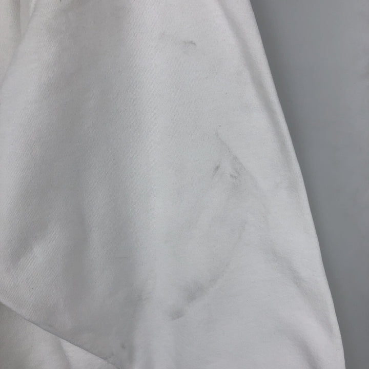 Vintage 90'S Nike One-Point Logo Sweatshirt, Made in USA, Men's XXL cotton white type Vintage Second Hand