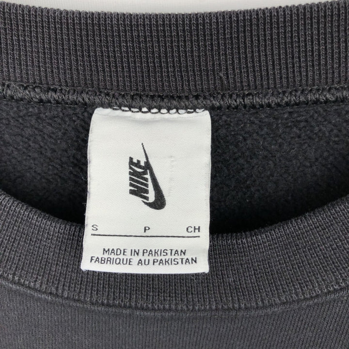 Nike One-Point Logo Sweatshirt, Men's Size Small cotton black type Vintage Second Hand
