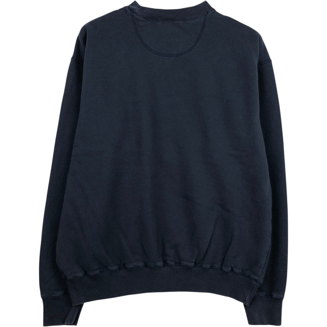 2000s~ Reebok Logo Sweatshirt, Men's Size L cotton navy blue type Vintage Second Hand