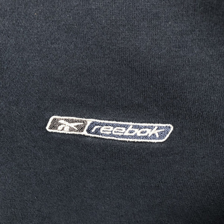 2000s~ Reebok Logo Sweatshirt, Men's Size L cotton navy blue type Vintage Second Hand
