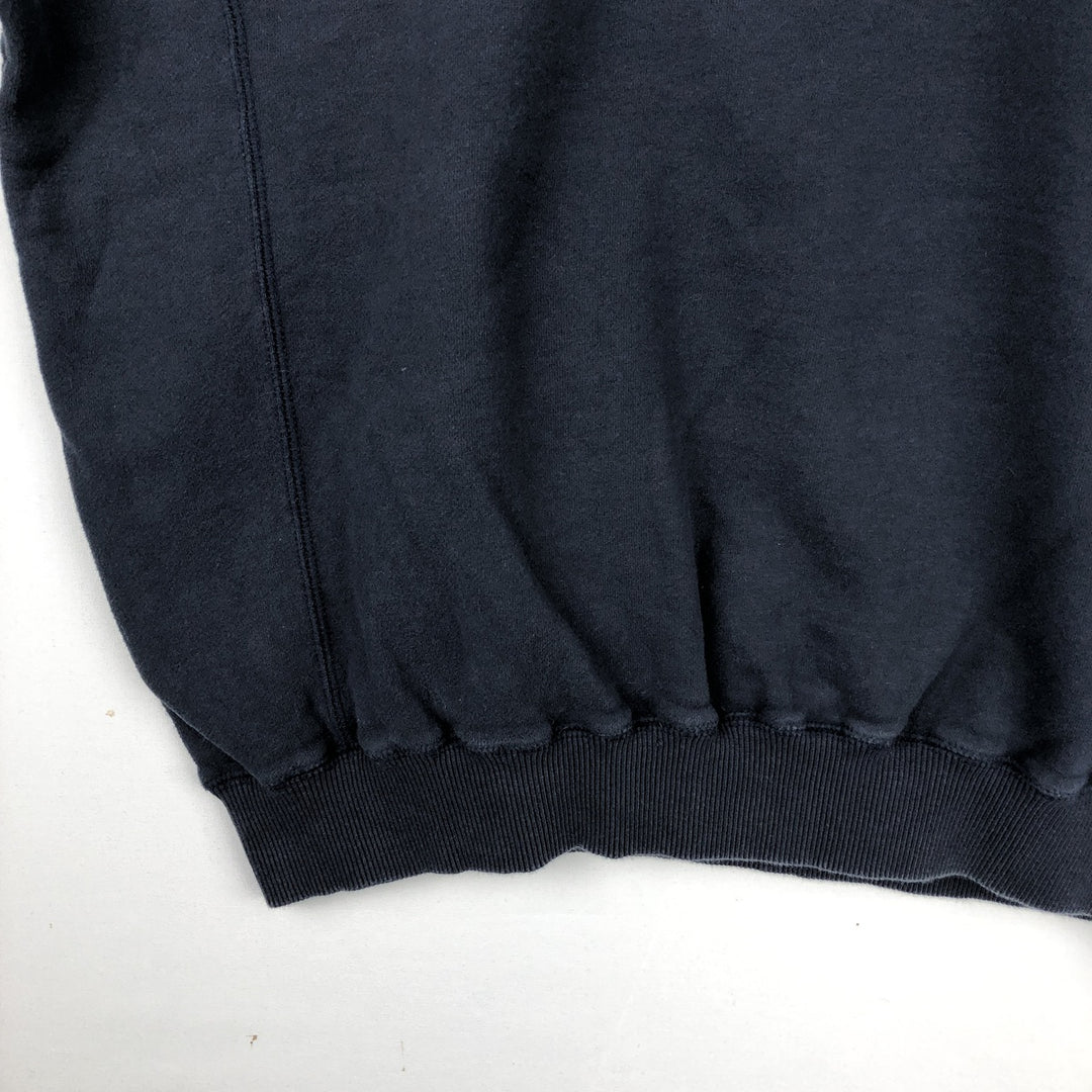 2000s~ Reebok Logo Sweatshirt, Men's Size L cotton navy blue type Vintage Second Hand