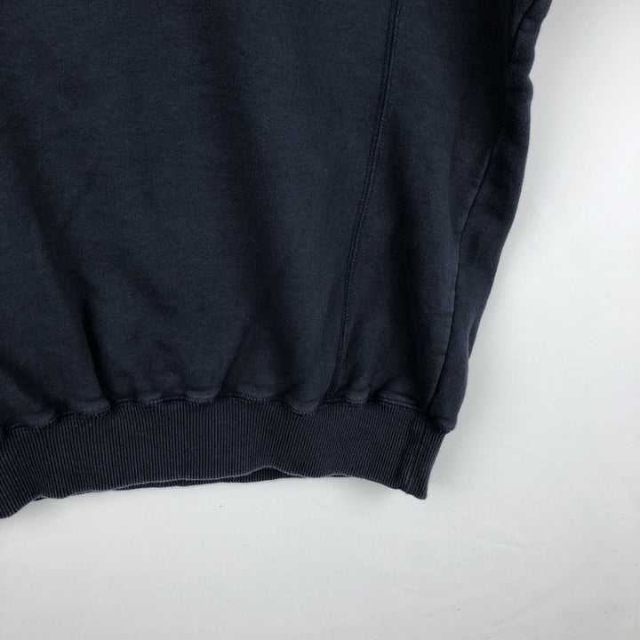 2000s~ Reebok Logo Sweatshirt, Men's Size L cotton navy blue type Vintage Second Hand