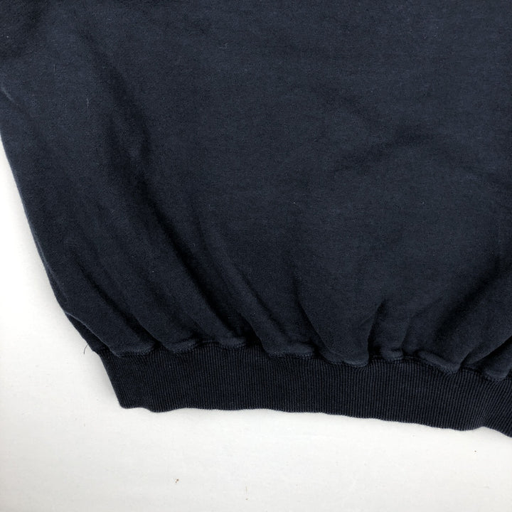 2000s~ Reebok Logo Sweatshirt, Men's Size L cotton navy blue type Vintage Second Hand