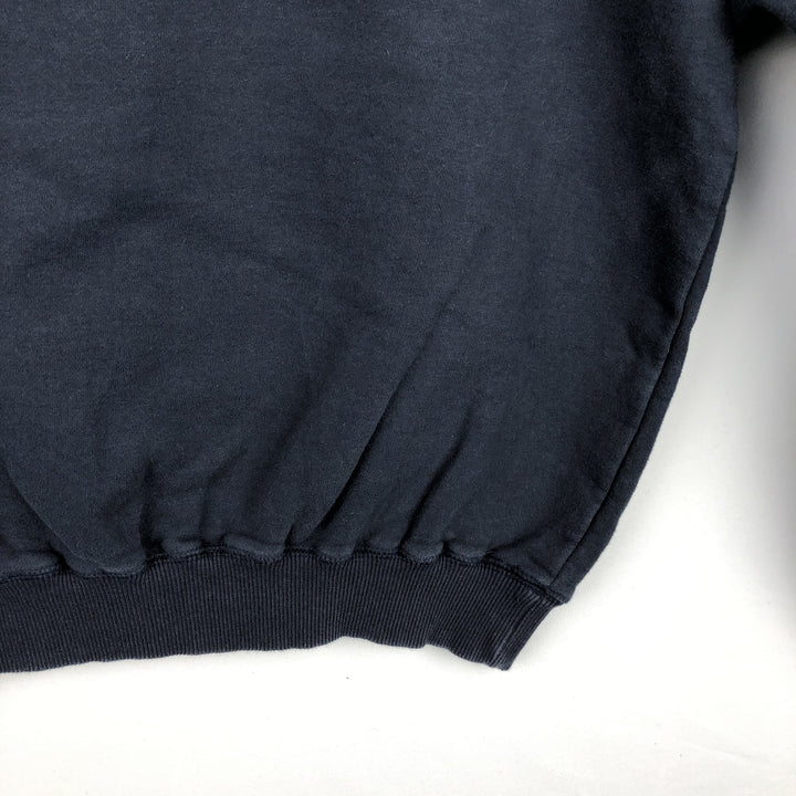 2000s~ Reebok Logo Sweatshirt, Men's Size L cotton navy blue type Vintage Second Hand