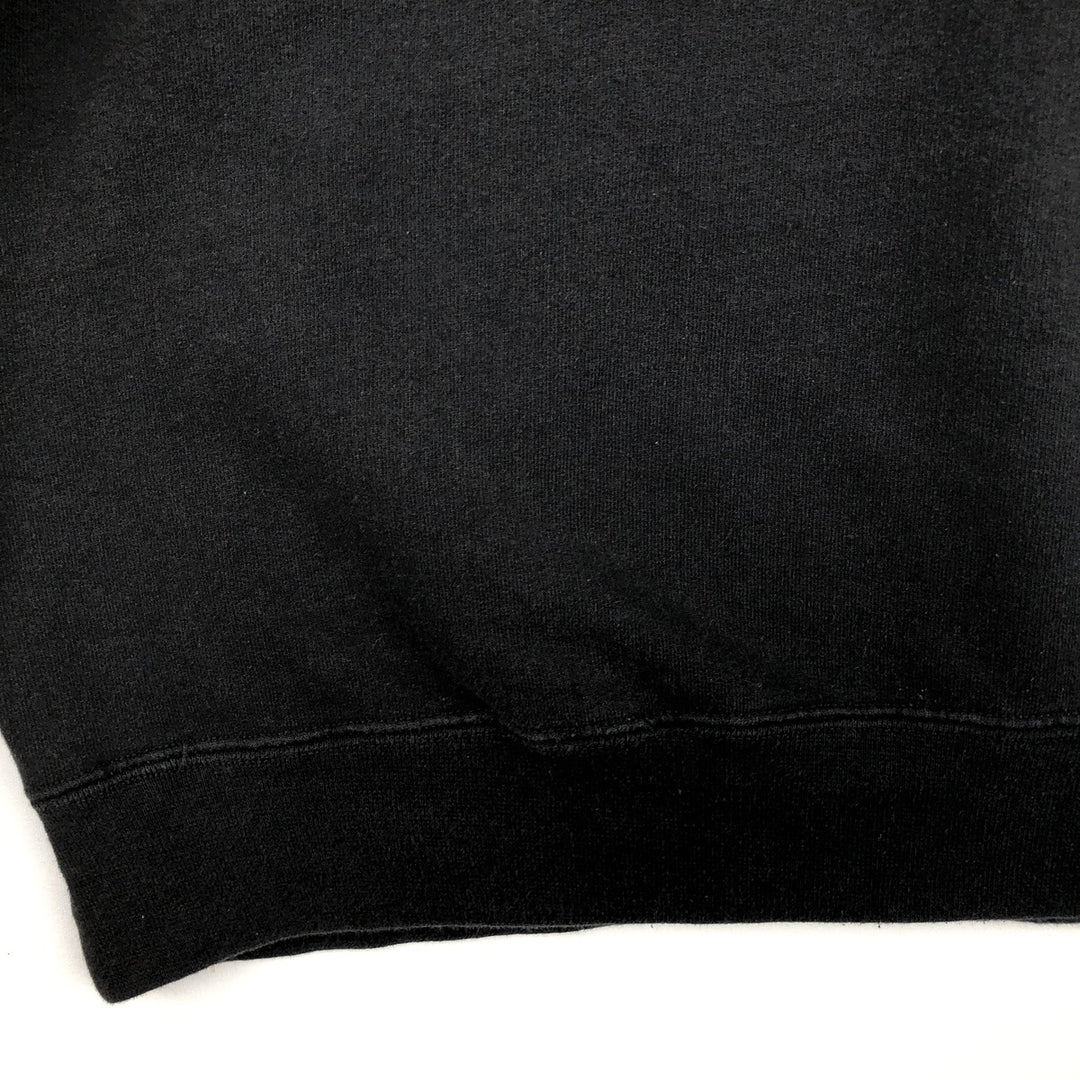Thrasher printed sweatshirt, men's size XL (approx.) cotton black type Vintage Second Hand
