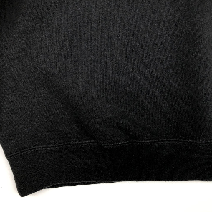 Thrasher printed sweatshirt, men's size XL (approx.) cotton black type Vintage Second Hand