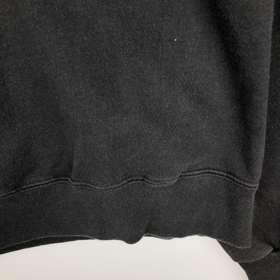 Thrasher printed sweatshirt, men's size XL (approx.) cotton black type Vintage Second Hand