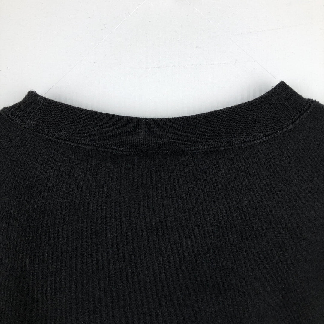 Thrasher printed sweatshirt, men's size XL (approx.) cotton black type Vintage Second Hand