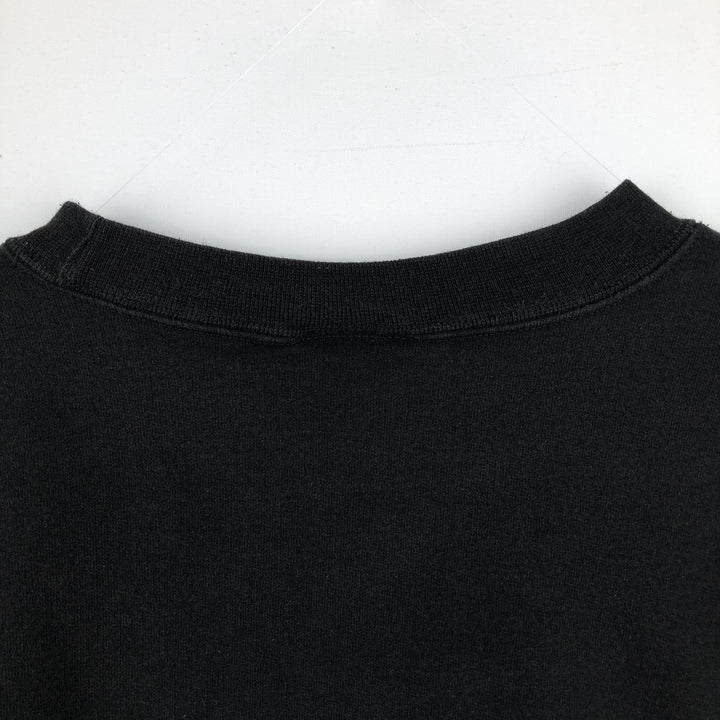 Thrasher printed sweatshirt, men's size XL (approx.) cotton black type Vintage Second Hand
