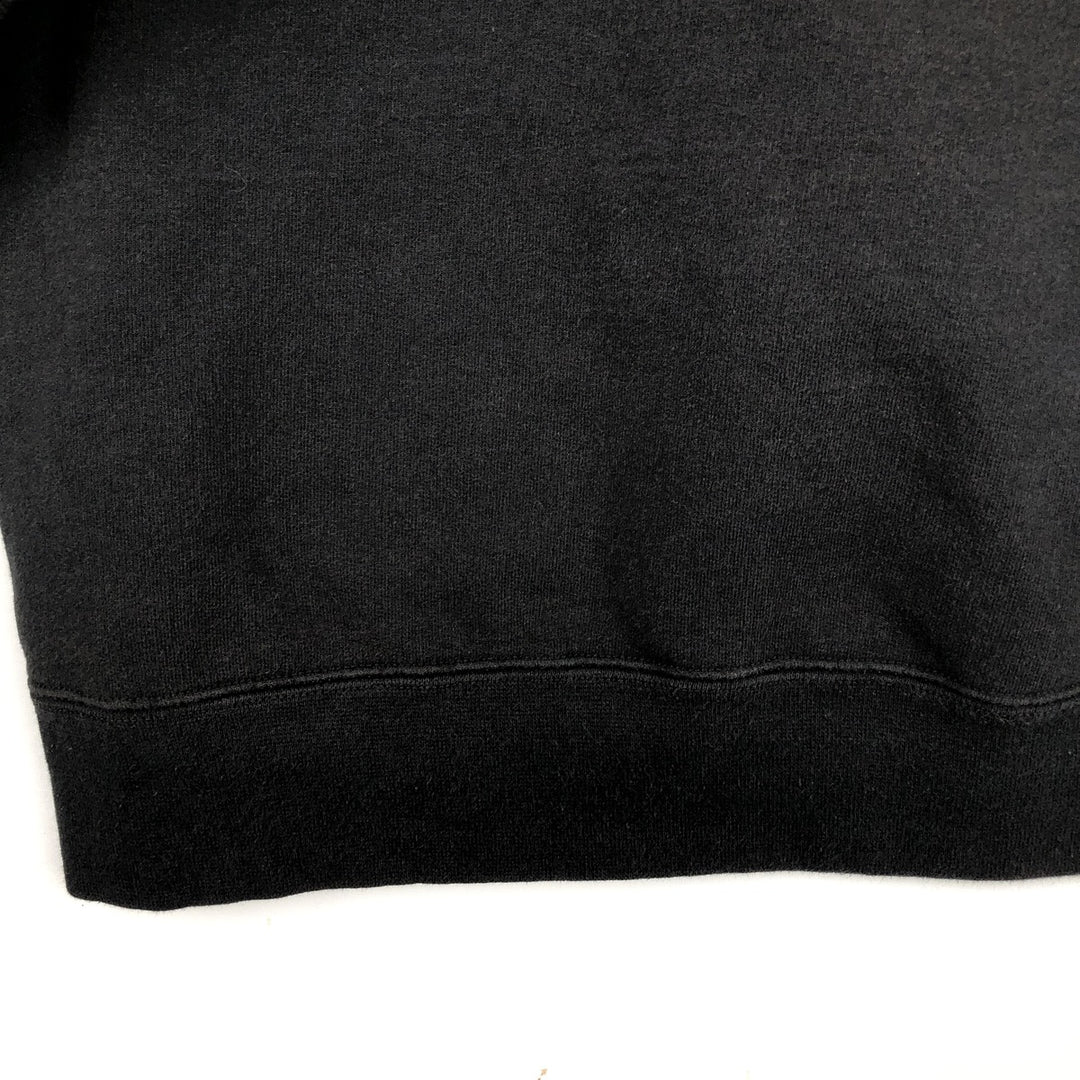 Thrasher printed sweatshirt, men's size XL (approx.) cotton black type Vintage Second Hand