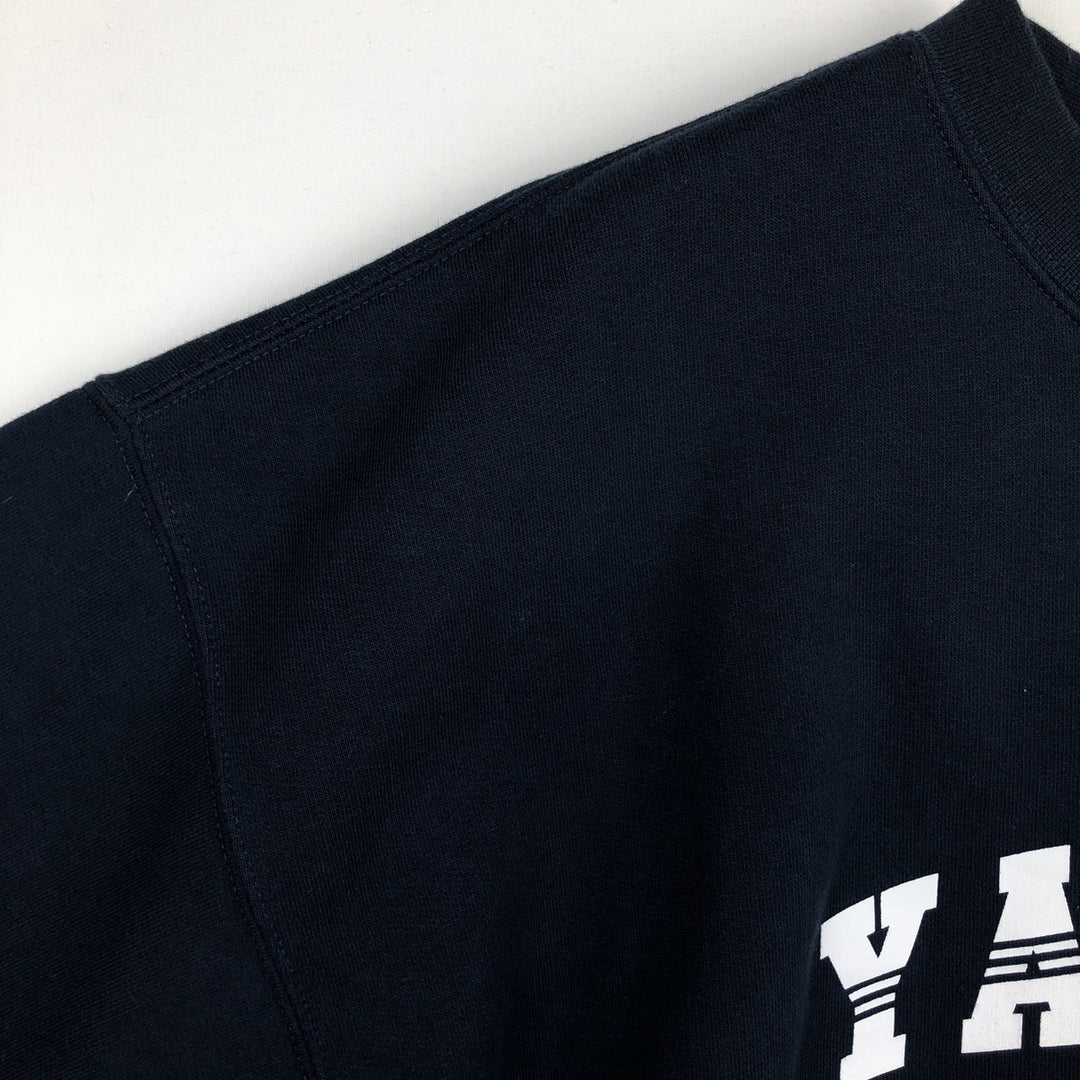 Adidas MLB New York Yankees Logo Sweatshirt (Men's Size L) cotton navy blue type Vintage Second Hand