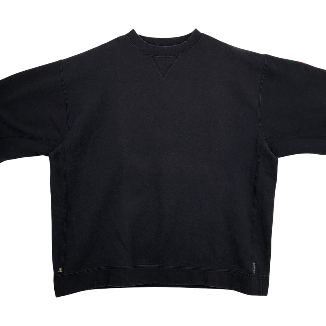 2000'S Reebok sweatshirt, men's size XL. cotton black type Vintage Second Hand