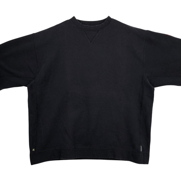 2000'S Reebok sweatshirt, men's size XL. cotton black type Vintage Second Hand