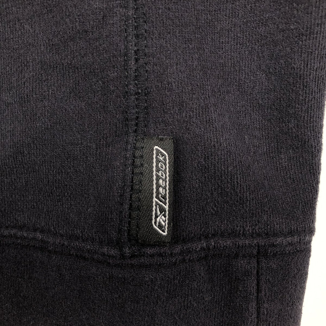 2000'S Reebok sweatshirt, men's size XL. cotton black type Vintage Second Hand