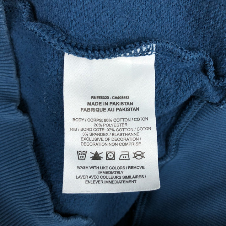 Nike Center Logo One-Point Logo Sweatshirt, Men's Size Small cotton blue type Vintage Second Hand