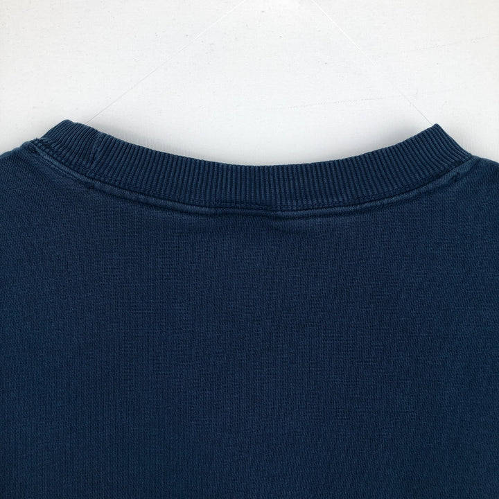 Nike Center Logo One-Point Logo Sweatshirt, Men's Size Small cotton blue type Vintage Second Hand