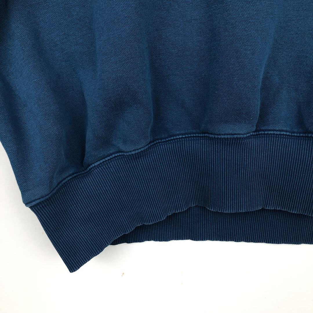Nike Center Logo One-Point Logo Sweatshirt, Men's Size Small cotton blue type Vintage Second Hand