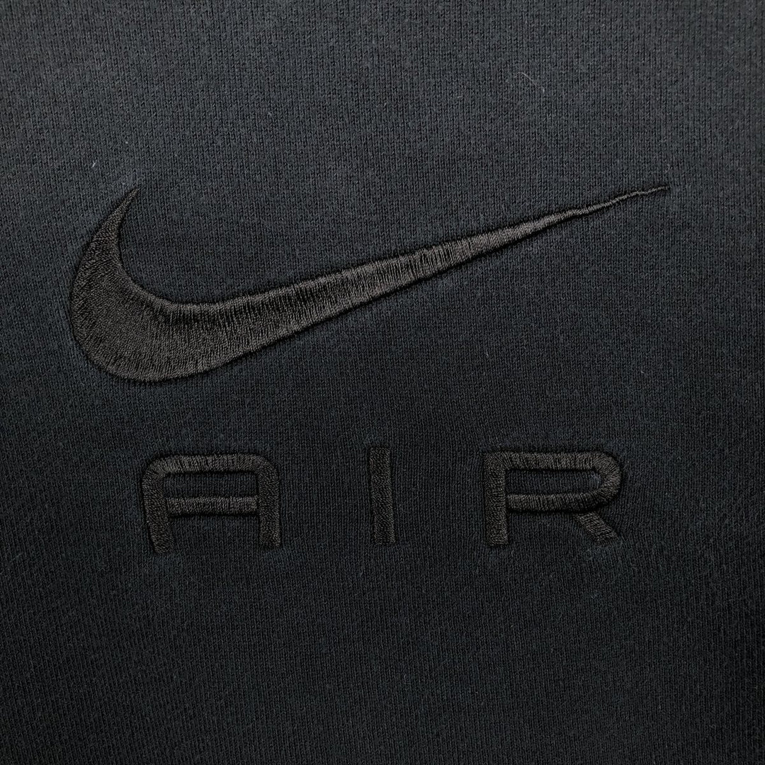 Nike logo sweatshirt, men's size M (approx.), raglan sleeves. cotton black type Vintage Second Hand