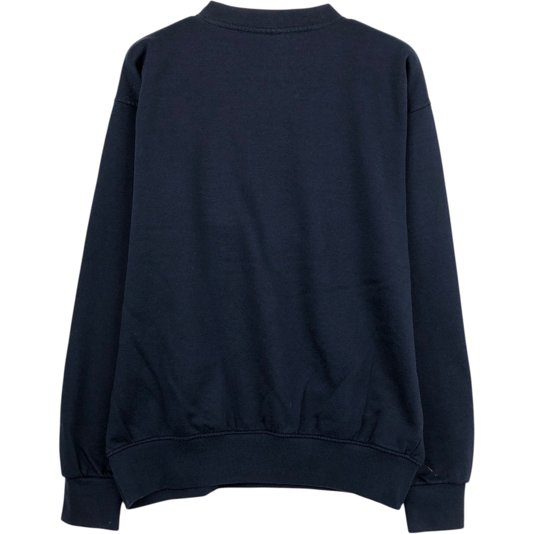 90'S Puma logo sweatshirt, men's size L (approx.) cotton navy blue type Vintage Second Hand