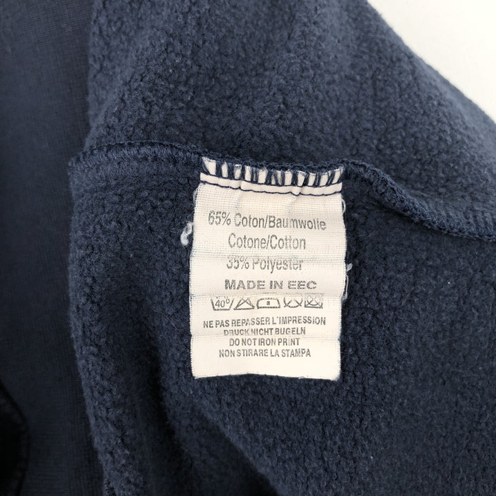 90'S Puma logo sweatshirt, men's size L (approx.) cotton navy blue type Vintage Second Hand
