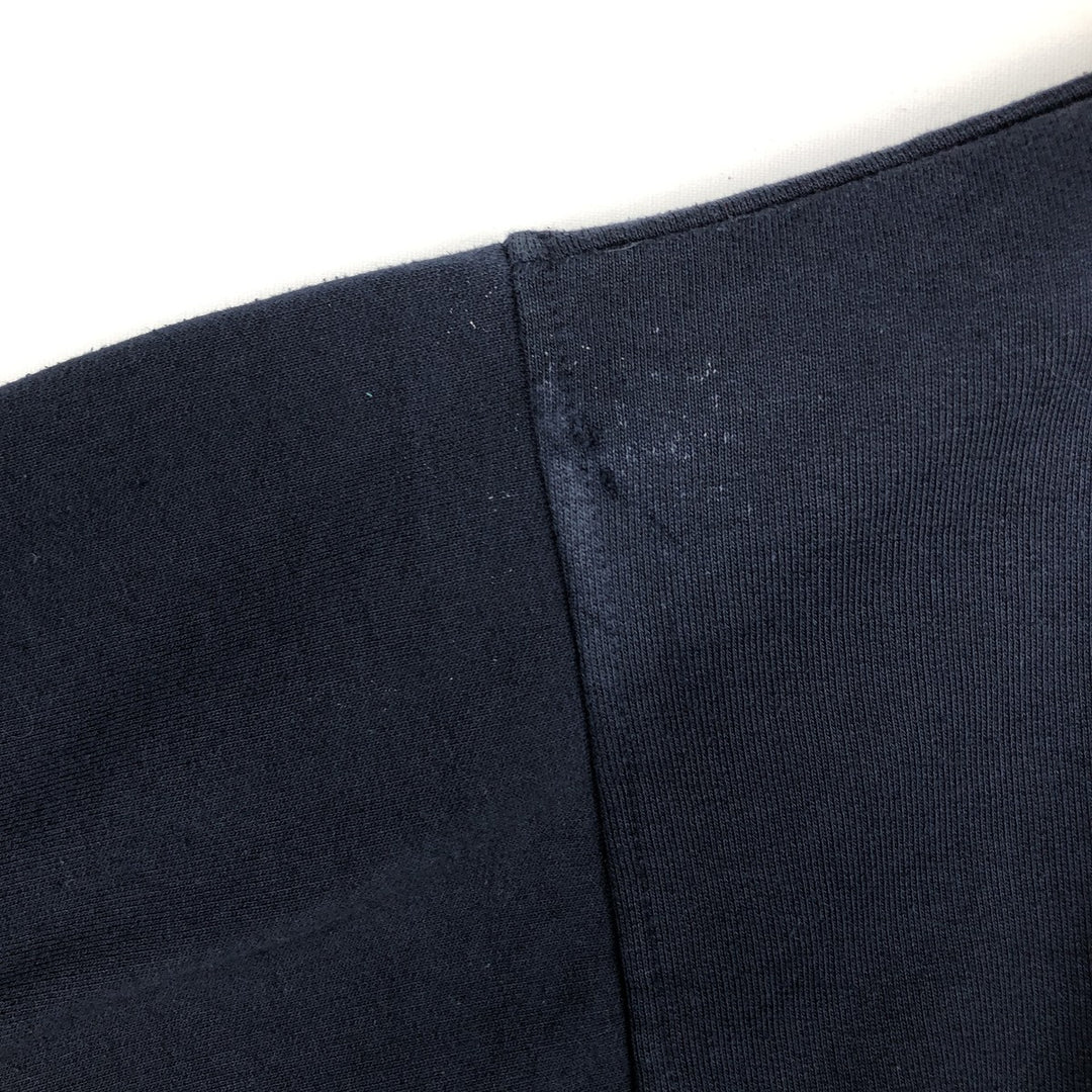 90'S Puma logo sweatshirt, men's size L (approx.) cotton navy blue type Vintage Second Hand