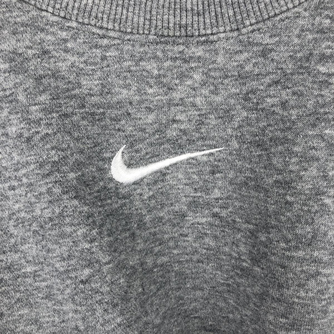 Nike Center Logo One-Point Logo Sweatshirt, Men's Size Small cotton gray type Vintage Second Hand