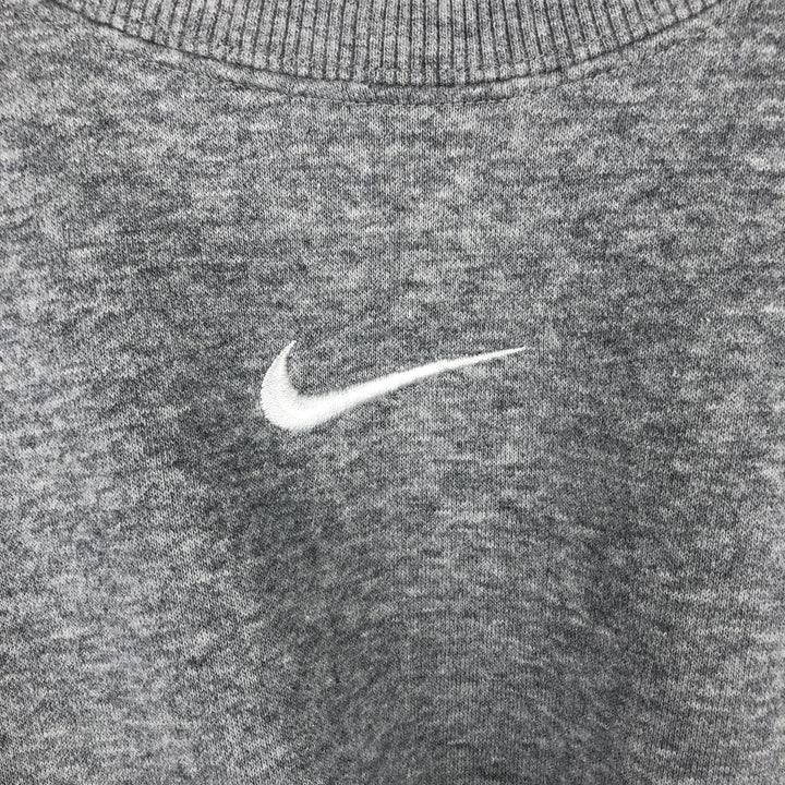 Nike Center Logo One-Point Logo Sweatshirt, Men's Size Small cotton gray type Vintage Second Hand