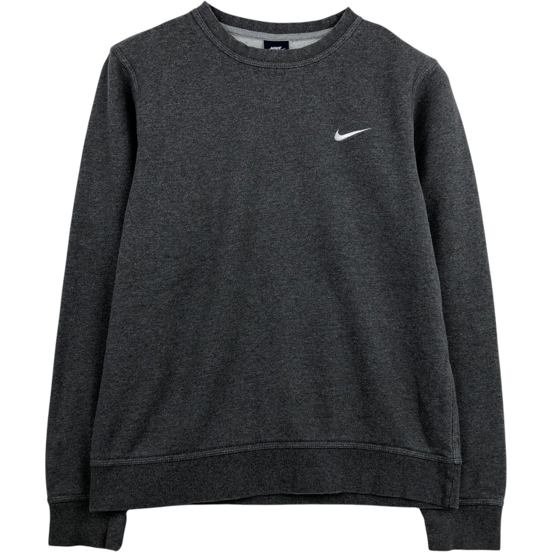 Nike One Point Logo Sweatshirt, Trainer, Men's M Size cotton gray type Vintage Second Hand