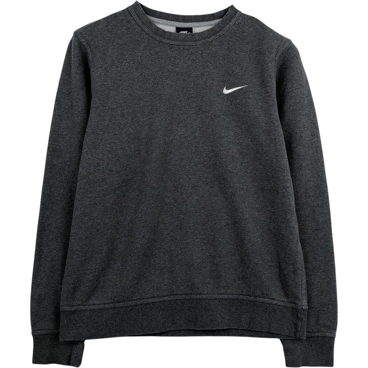 Nike One Point Logo Sweatshirt, Trainer, Men's M Size cotton gray type Vintage Second Hand