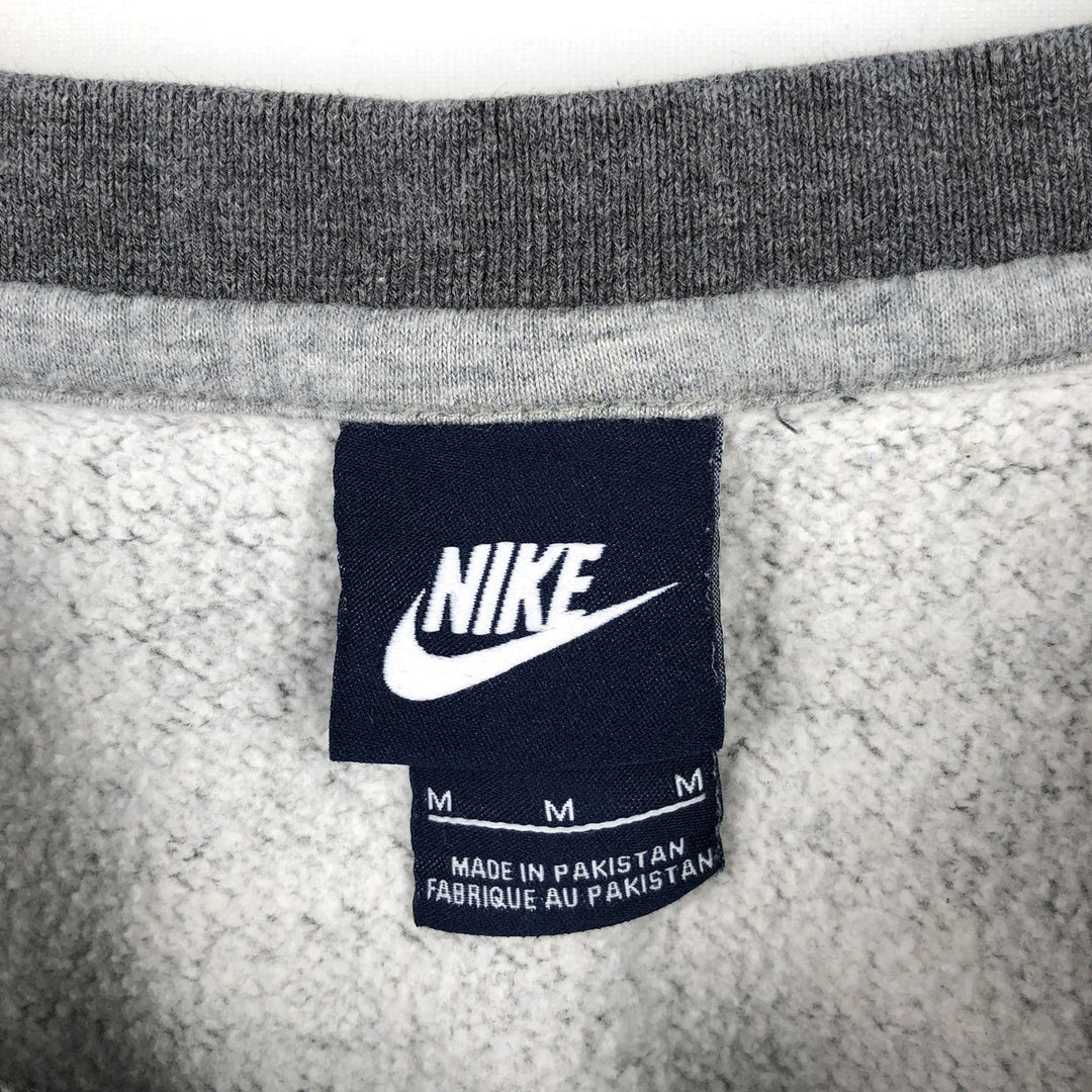Nike One Point Logo Sweatshirt, Trainer, Men's M Size cotton gray type Vintage Second Hand