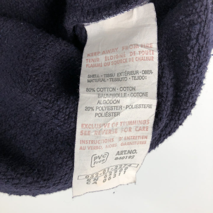 PUMA logo sweatshirt, men's size L cotton navy blue type Vintage Second Hand