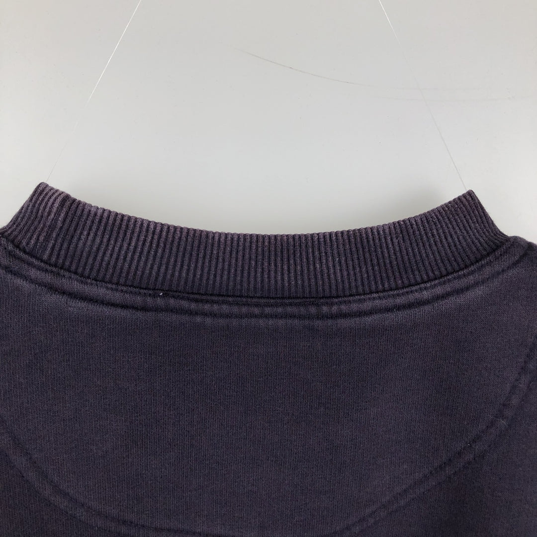 PUMA logo sweatshirt, men's size L cotton navy blue type Vintage Second Hand