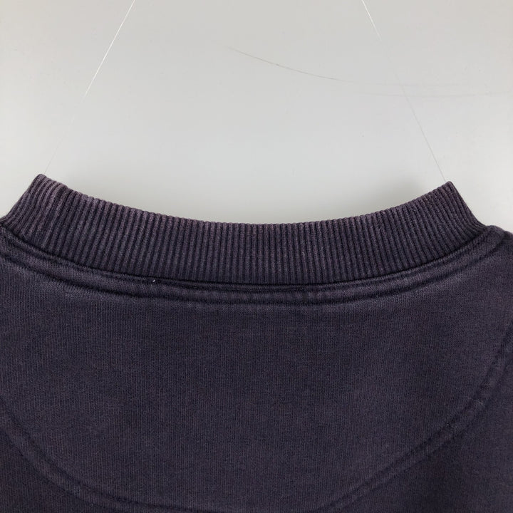 PUMA logo sweatshirt, men's size L cotton navy blue type Vintage Second Hand
