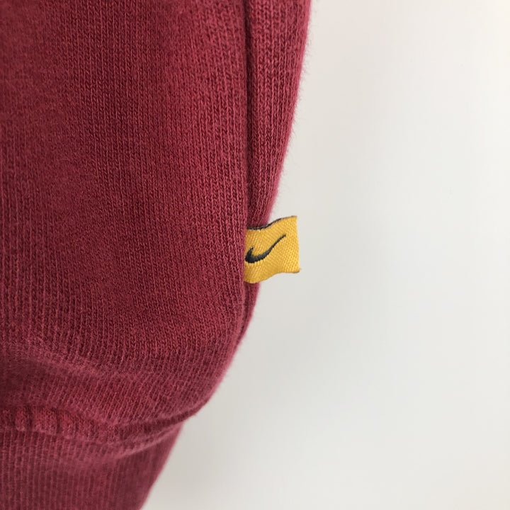 2000'S Nike logo sweatshirt, men's size L cotton red type Vintage Second Hand