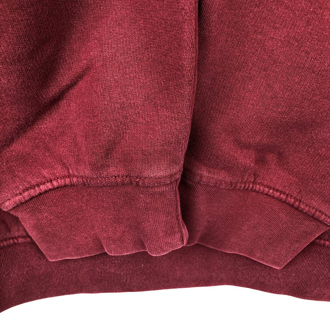 2000'S Nike logo sweatshirt, men's size L cotton red type Vintage Second Hand