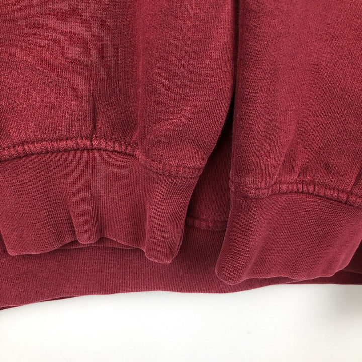 2000'S Nike logo sweatshirt, men's size L cotton red type Vintage Second Hand