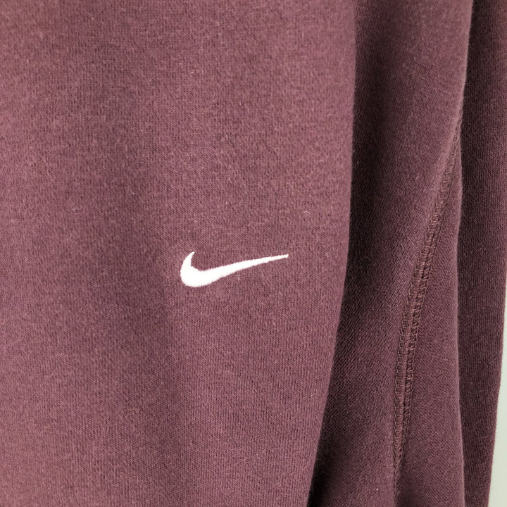 Nike One Point Logo Sweatshirt, Trainer, Men's XL cotton Purple type red-purple Vintage Second Hand