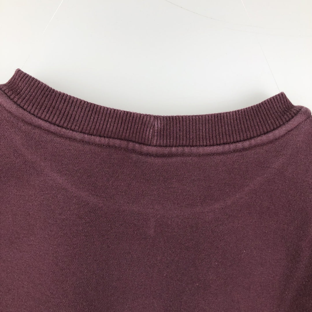 Nike One Point Logo Sweatshirt, Trainer, Men's XL cotton Purple type red-purple Vintage Second Hand