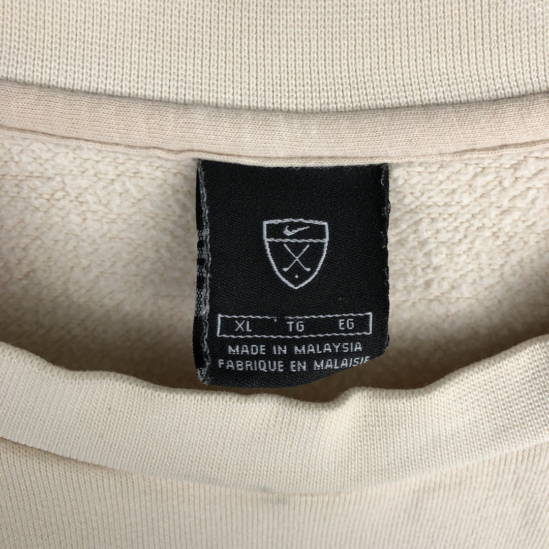 Nike Golf Logo Sweatshirt, Men's Size XL cotton unbleached Vintage Second Hand