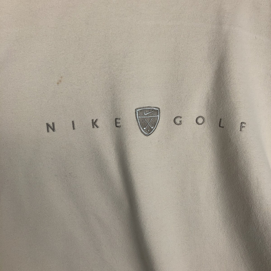 Nike Golf Logo Sweatshirt, Men's Size XL cotton unbleached Vintage Second Hand
