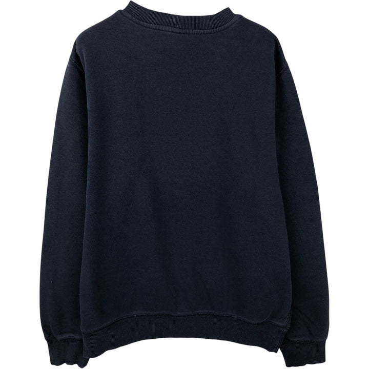 Nike One Point Logo Sweatshirt, Trainer, Men's Size L cotton navy blue type Vintage Second Hand