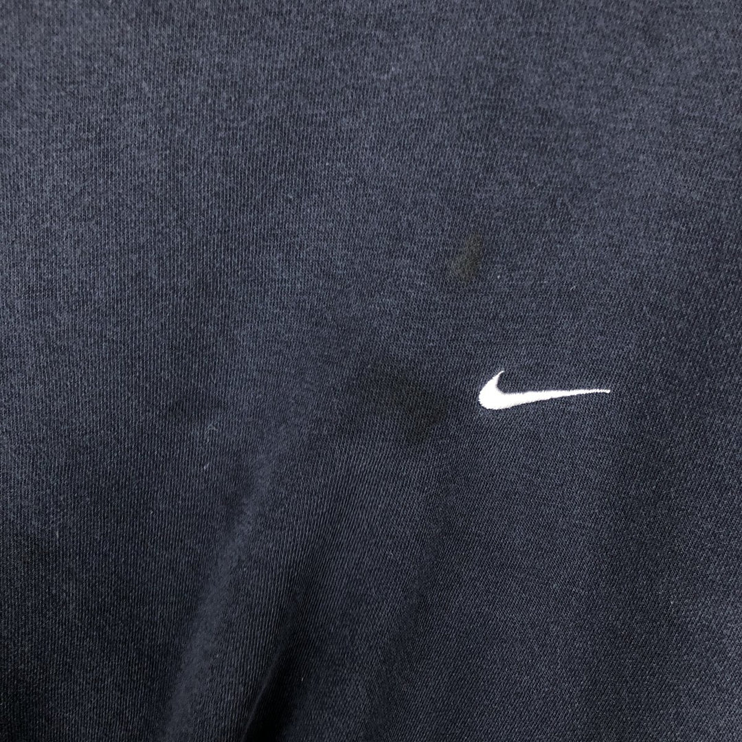 Nike One Point Logo Sweatshirt, Trainer, Men's Size L cotton navy blue type Vintage Second Hand