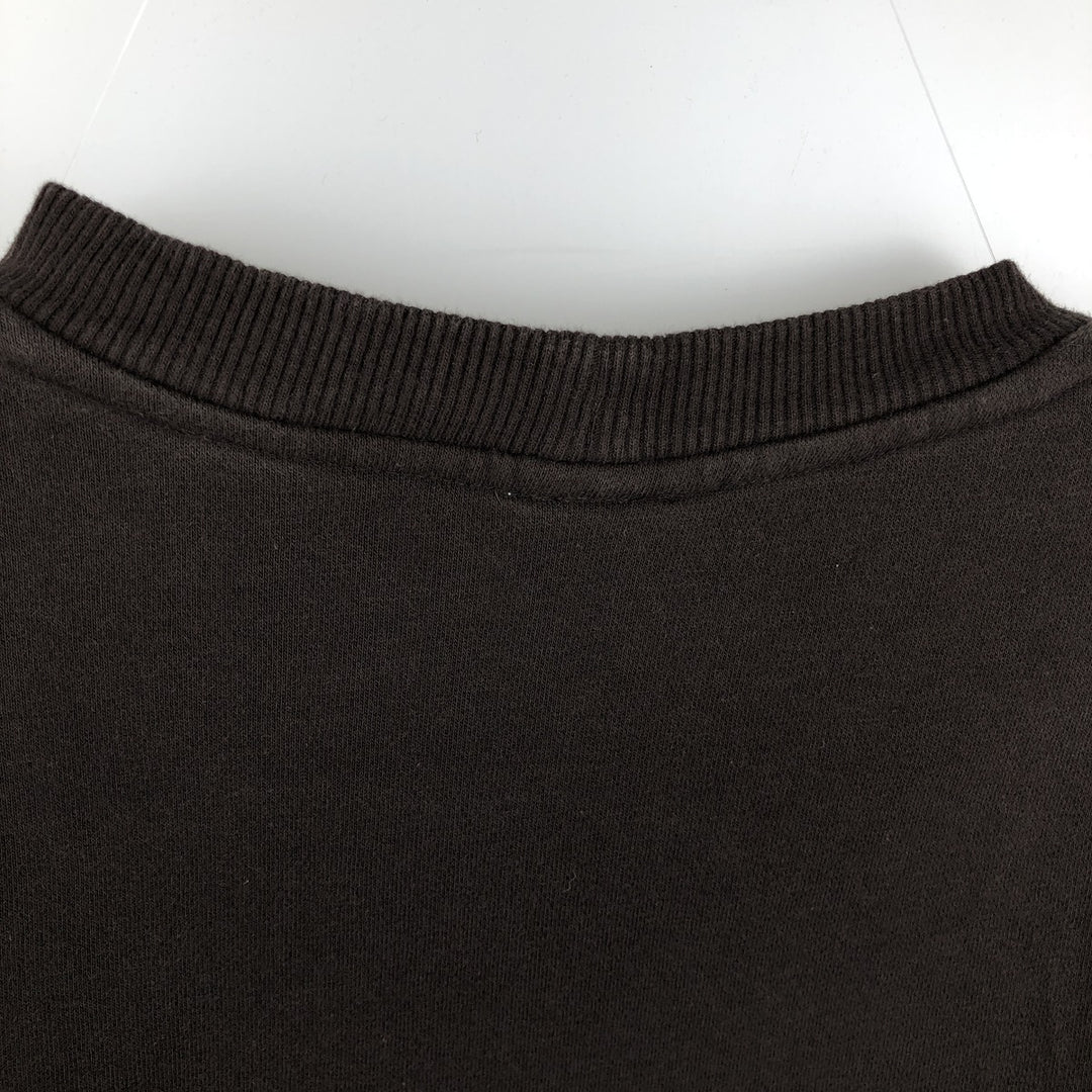 Nike One Point Logo Sweatshirt, Trainer, Men's Size L cotton brown type Vintage Second Hand