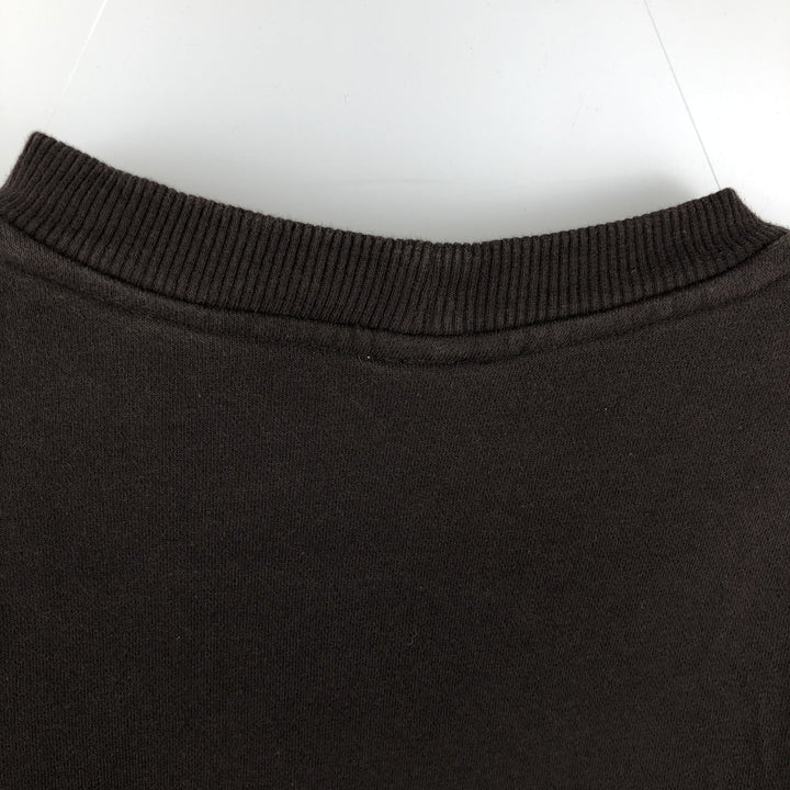 Nike One Point Logo Sweatshirt, Trainer, Men's Size L cotton brown type Vintage Second Hand