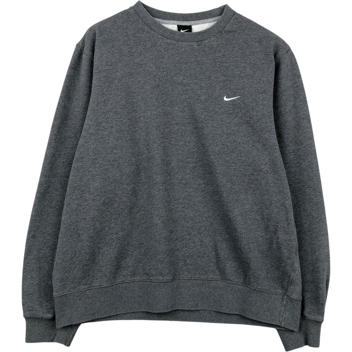Nike One Point Logo Sweatshirt, Trainer, Men's XL cotton gray type Vintage Second Hand